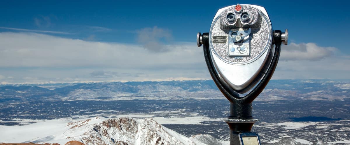 Pikes Peak featuring tranquil scenes, views and landscape views