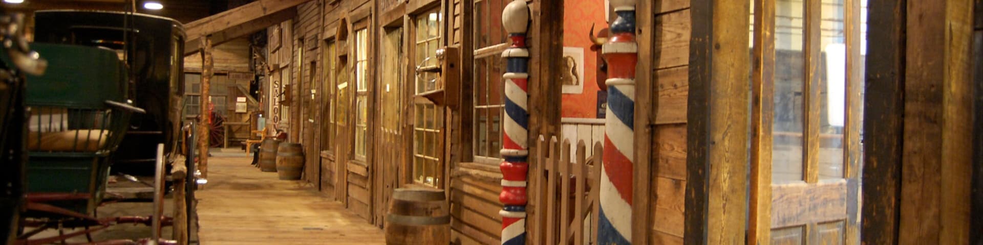 Ghost Town Museum showing interior views