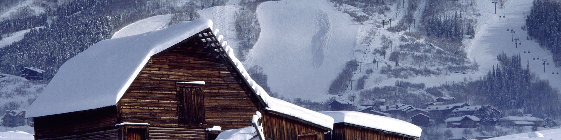 Steamboat Ski Resort featuring tranquil scenes, mountains and snow