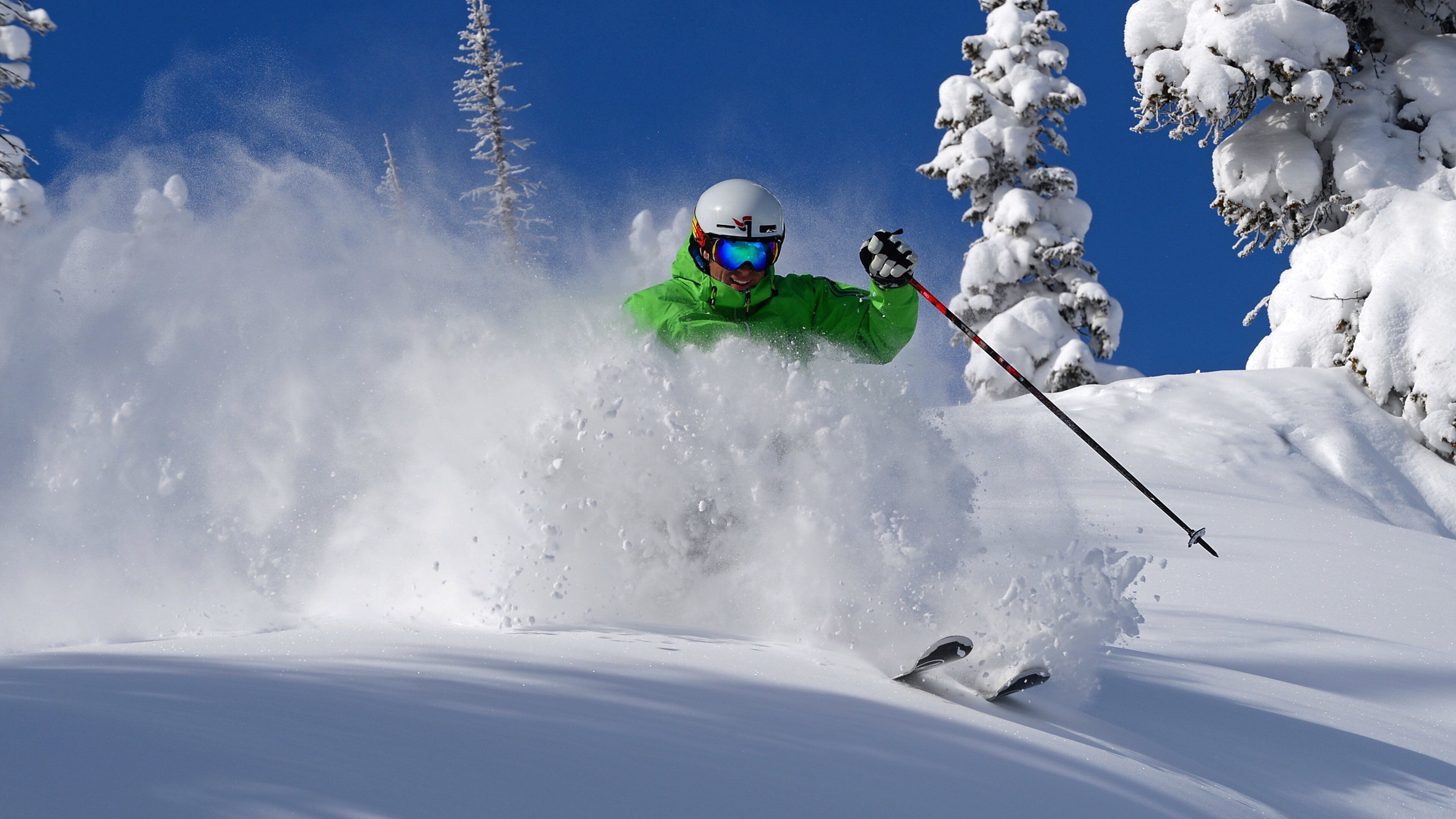 Steamboat Ski Resort featuring snow and snow skiing as well as an individual male