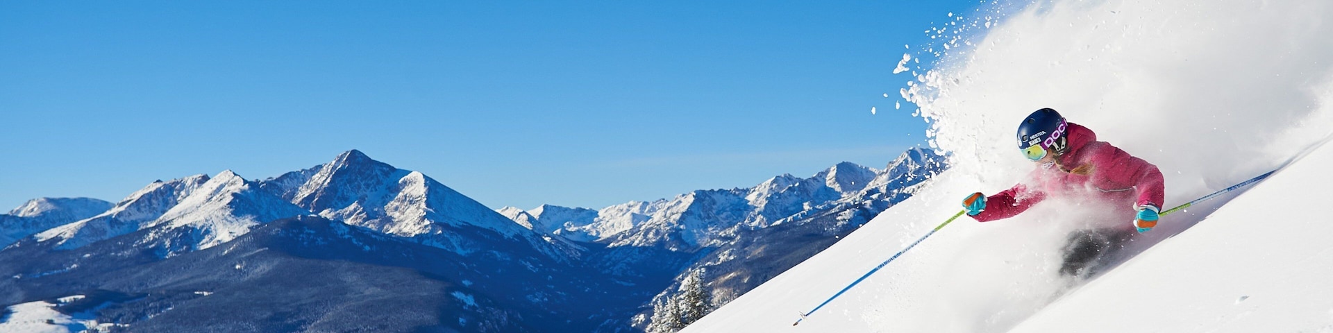 Vail Ski Resort which includes mountains, snow and landscape views