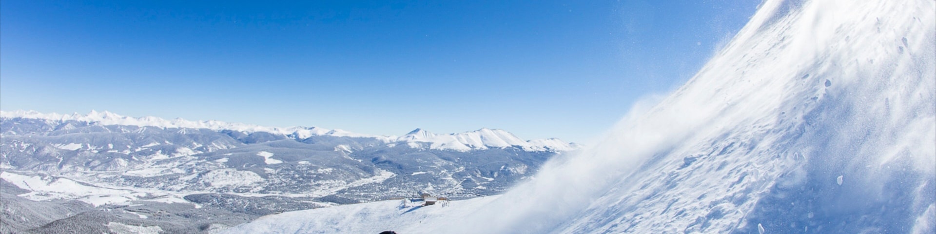 Breckenridge Ski Resort which includes snow boarding, mountains and landscape views