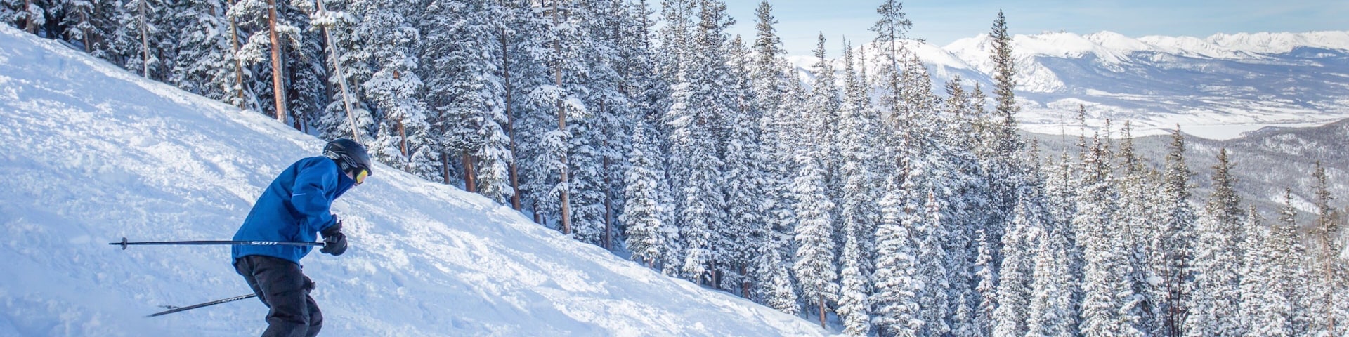 Keystone Ski Resort featuring forests, snow and snow skiing