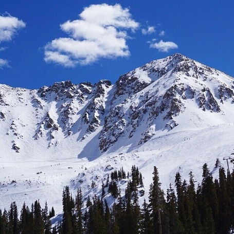 #rockymountains #colorado #mountains #abasin #sunny #sky #snow #WeekendGetaway