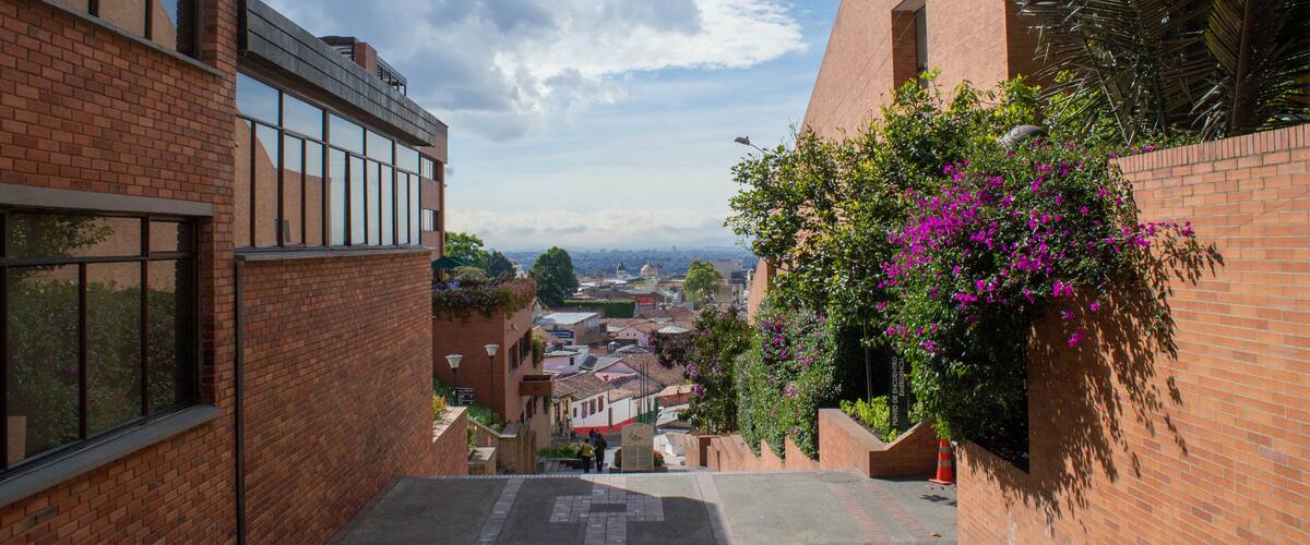 vista dé Bogotá desde la Universidad Externado de Colombia.
