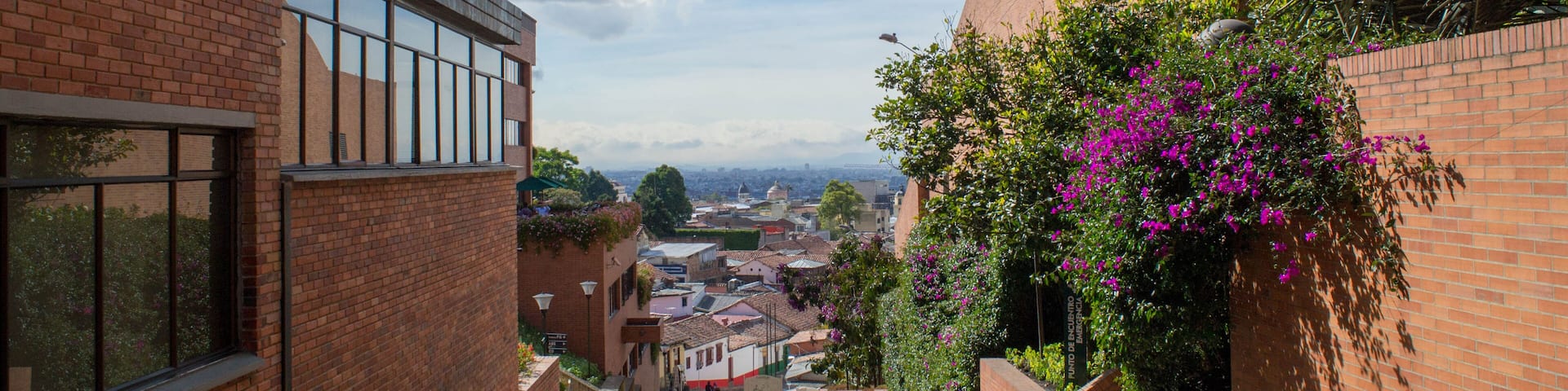 vista dé Bogotá desde la Universidad Externado de Colombia.