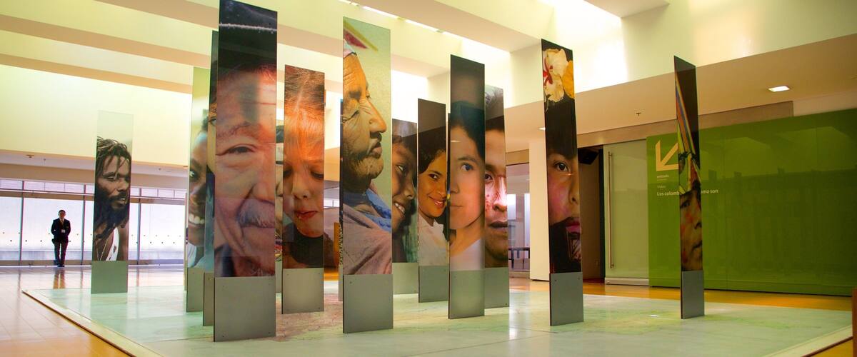 Gold Museum featuring interior views and art