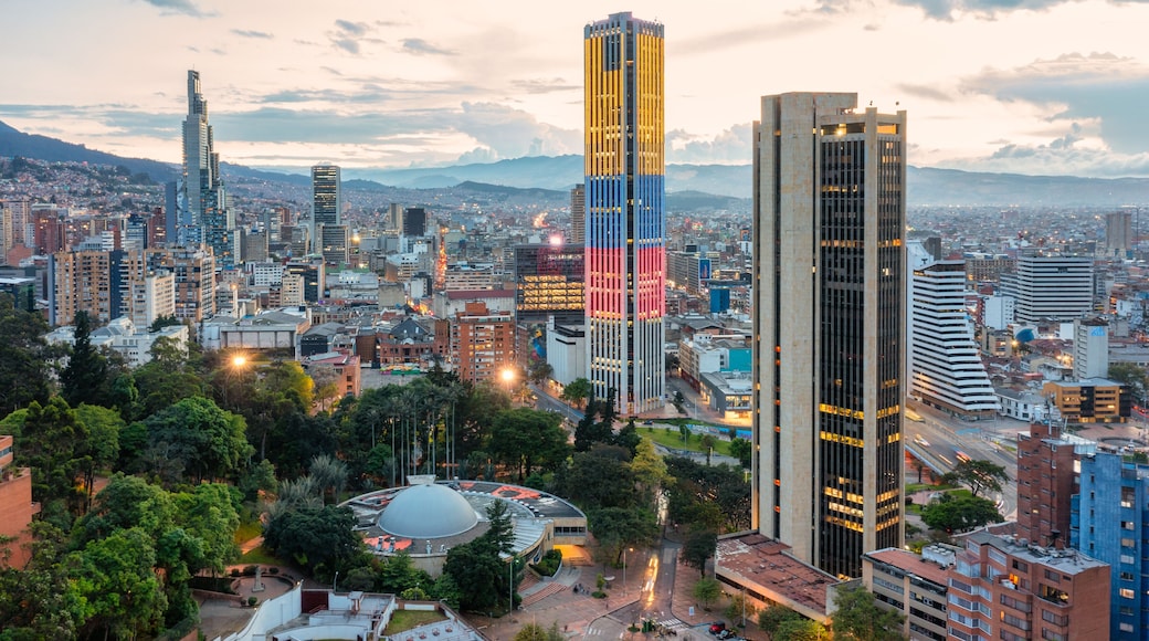 aerea sobre centro de bogota