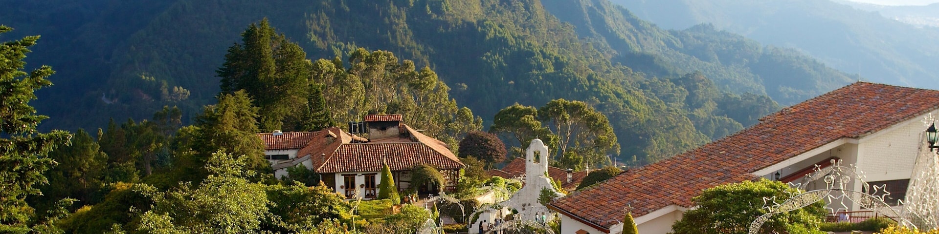 Monserrate featuring tranquil scenes, mountains and landscape views