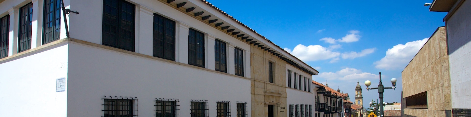 Botero Museum which includes a city and street scenes