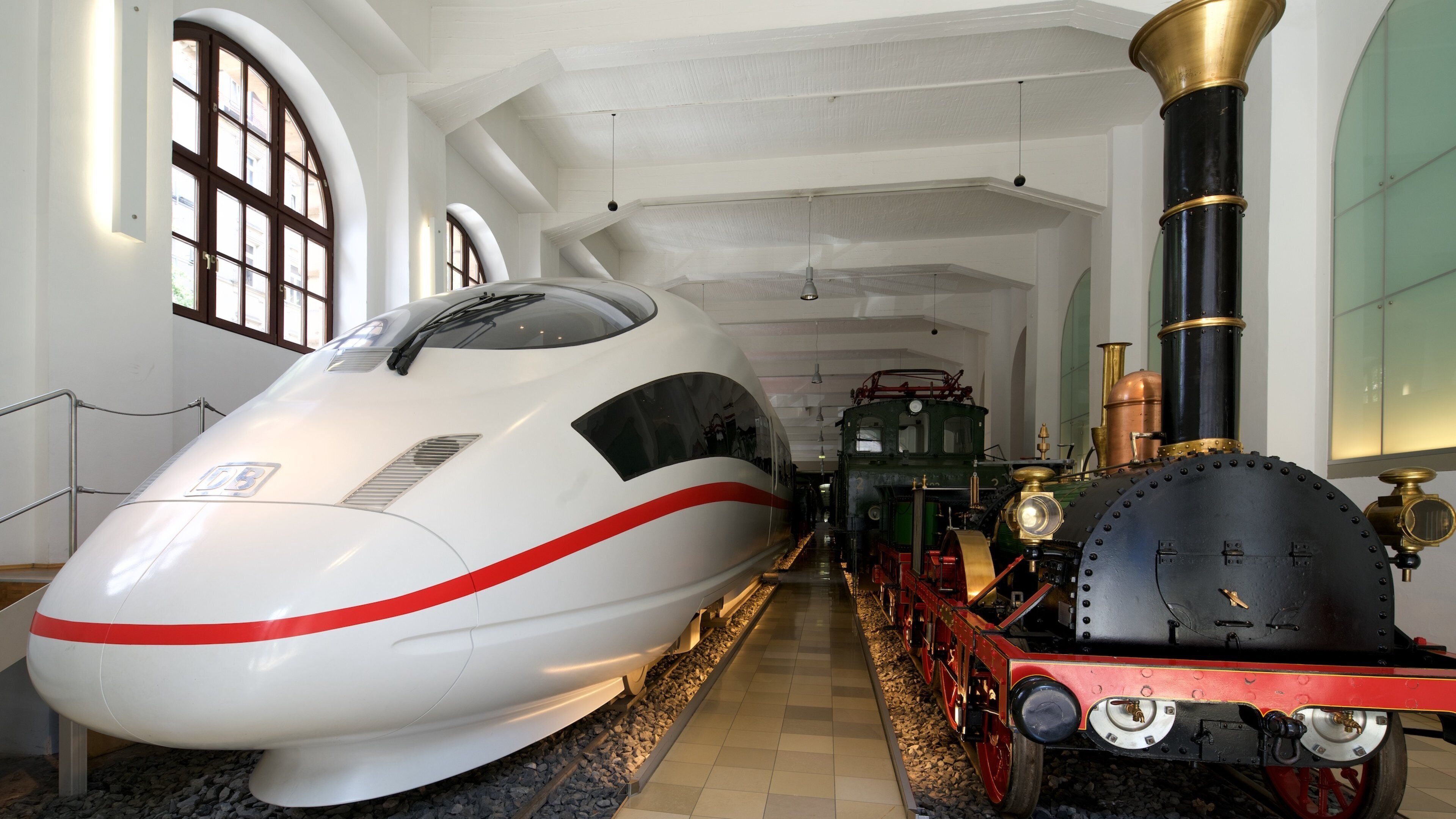 Det Tyske Nationale Jernbanemuseum som omfatter interiør og kulturarvsgenstande