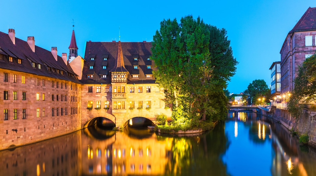 Evening scenery of Nuremberg, Germany
