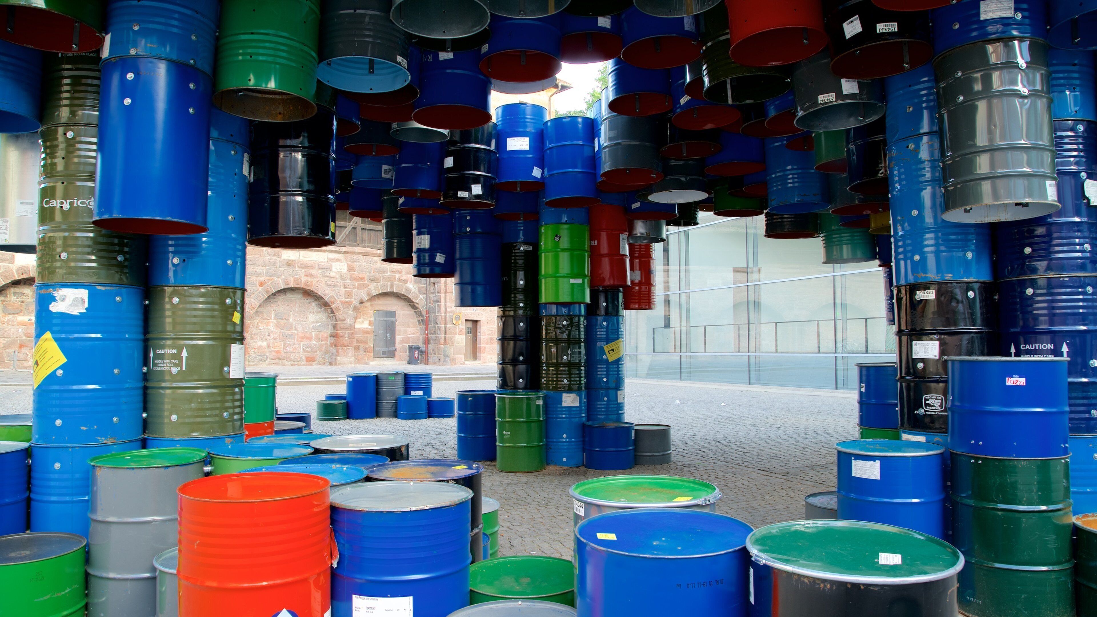 Nieuwe museum bevat kunst in de open lucht