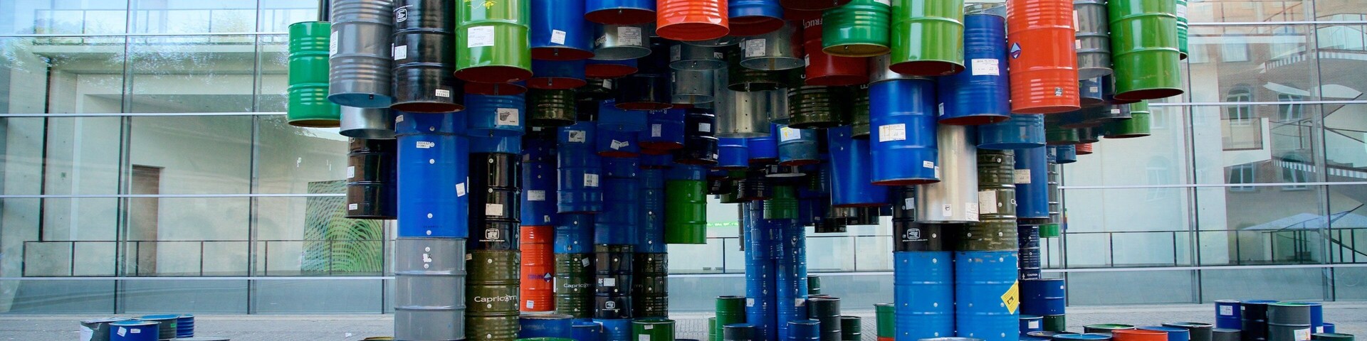 New Museum showing outdoor art