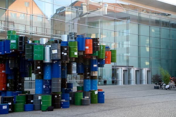 Neues Museum das einen Outdoor-Kunst