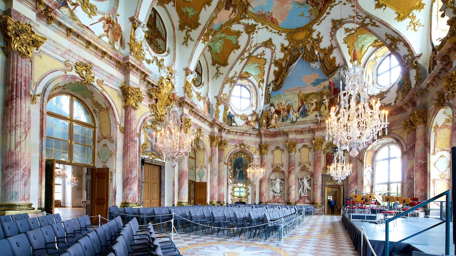 Würzburger Residenz que inclui vistas internas e elementos de patrimônio