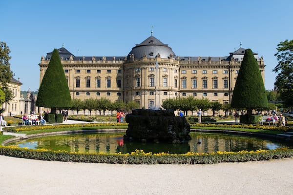 At the gardens of Wurzburg Residenz