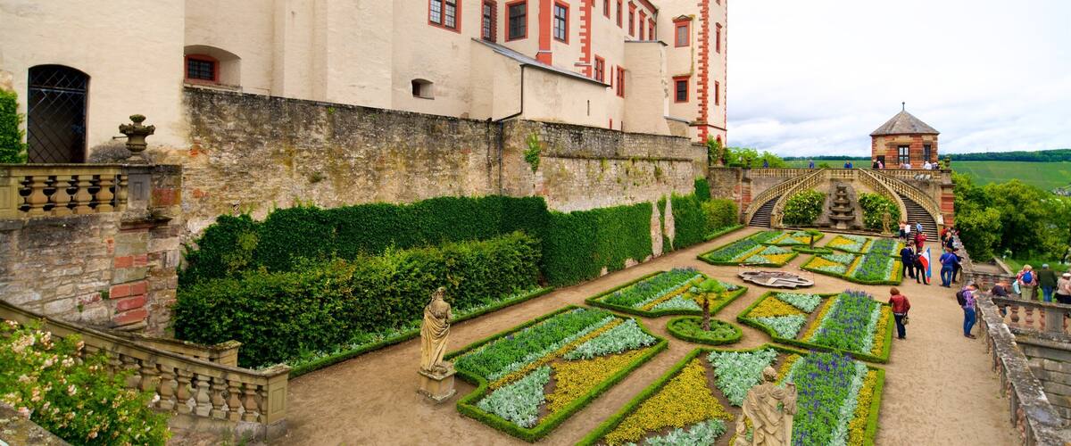 Lower Franconia which includes a garden and a castle