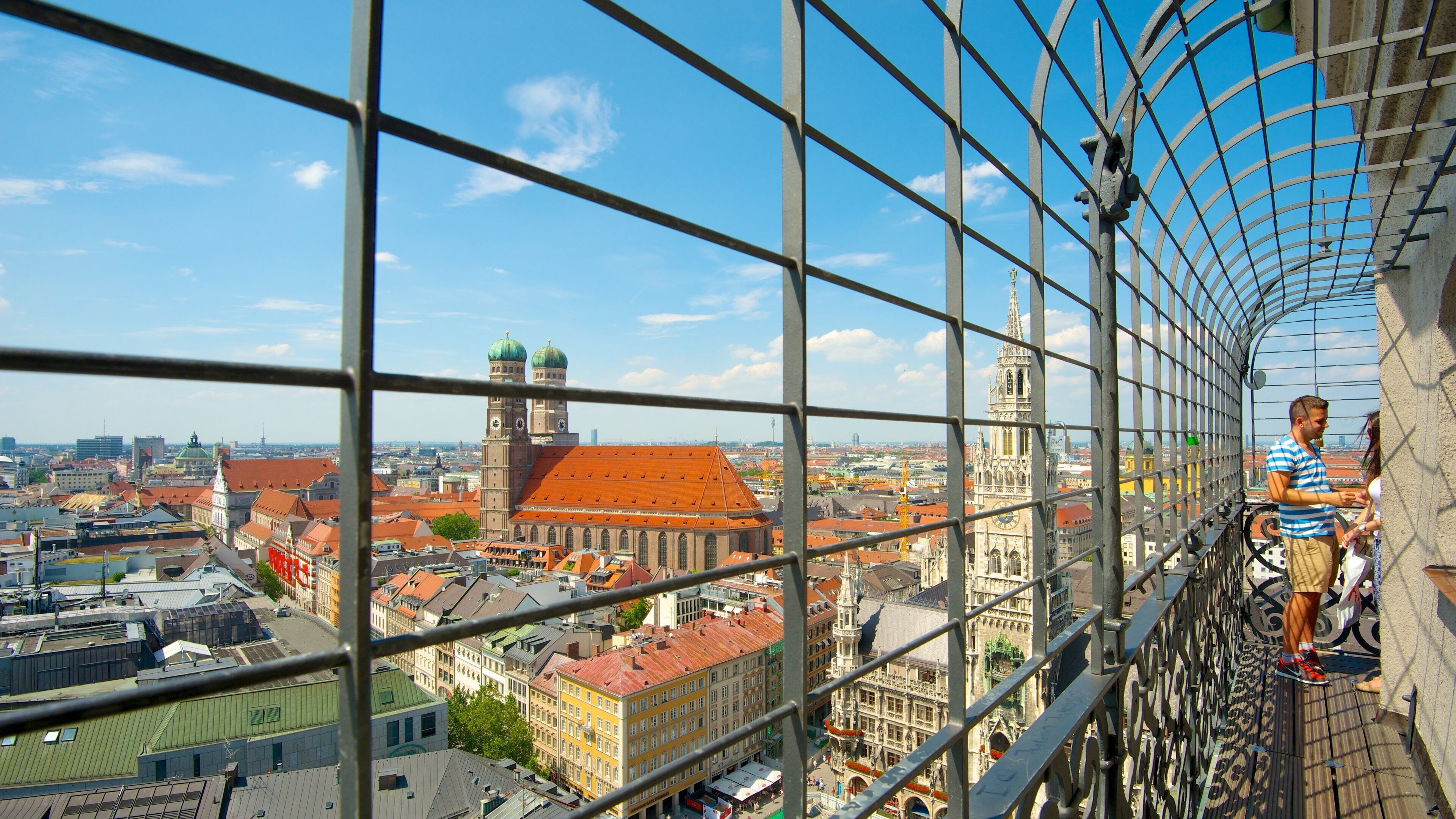 St Peter\'s Church featuring views and a city as well as an individual male