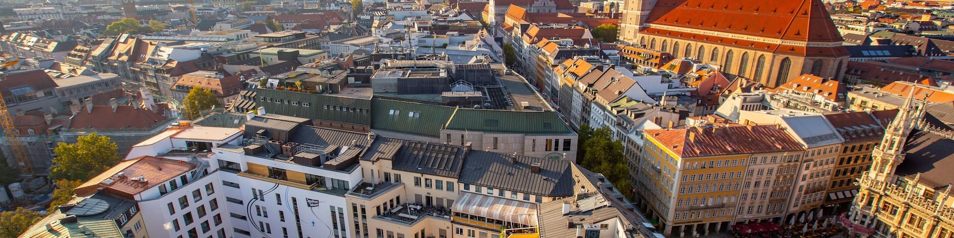 St Peter\'s Church which includes a city, landscape views and a sunset