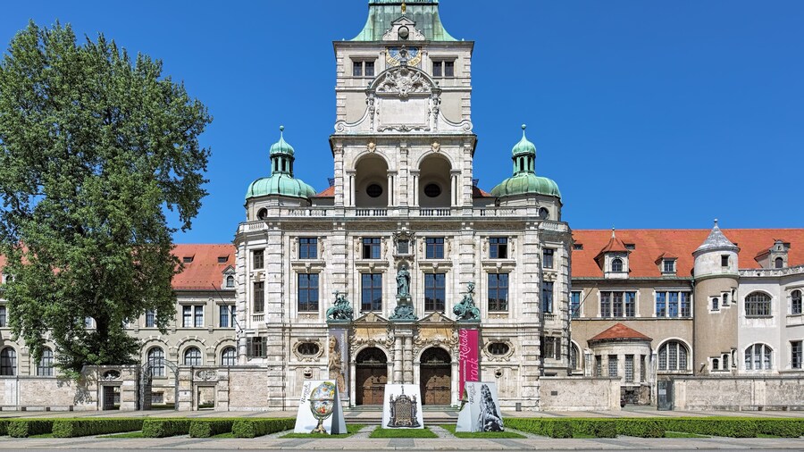 The building of the Bavarian National Museum in Munich, Germany