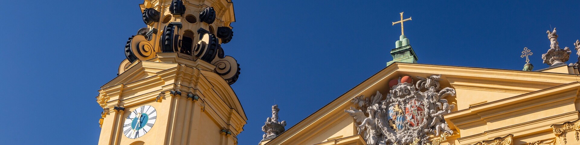 Theatinerkirche showing a church or cathedral and heritage architecture