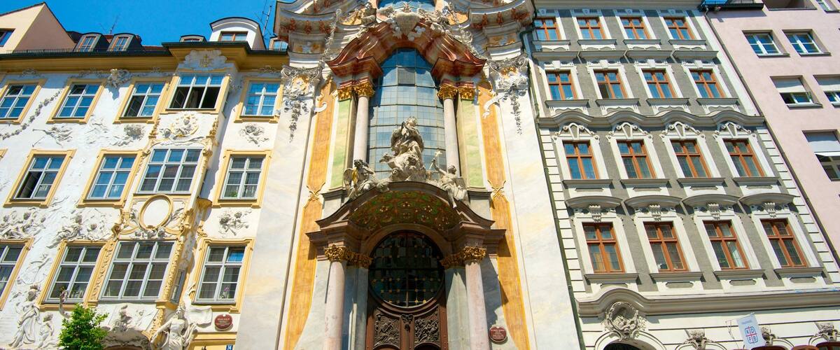 Munich City Centre showing heritage architecture