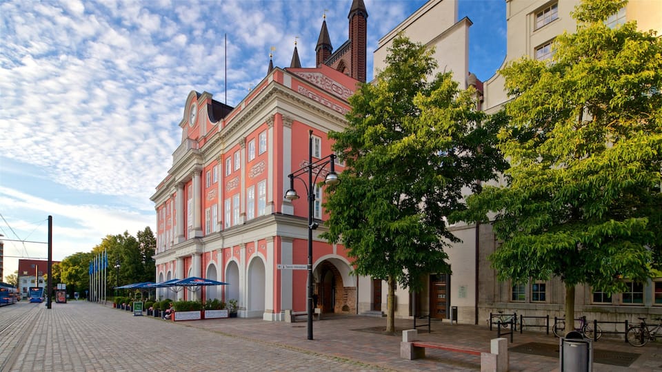Town Hall Rostock featuring heritage architecture