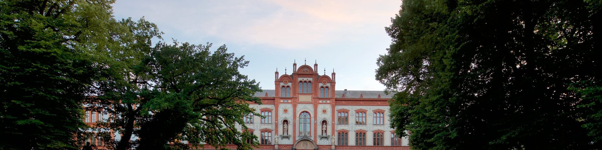 University of Rostock which includes heritage architecture and a garden