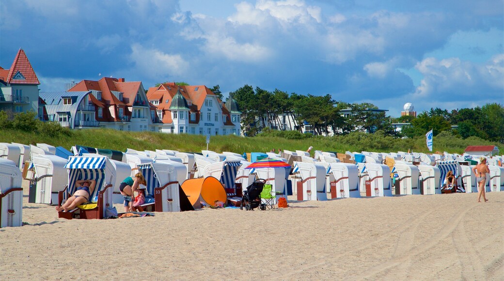 Warnemunde Beach featuring general coastal views and a sandy beach