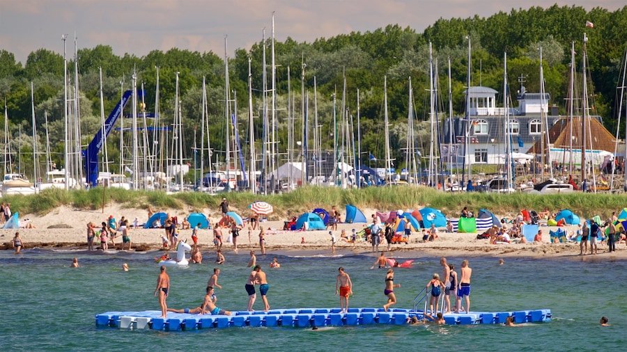 Kuehlungsborn Beach which includes a beach, swimming and general coastal views