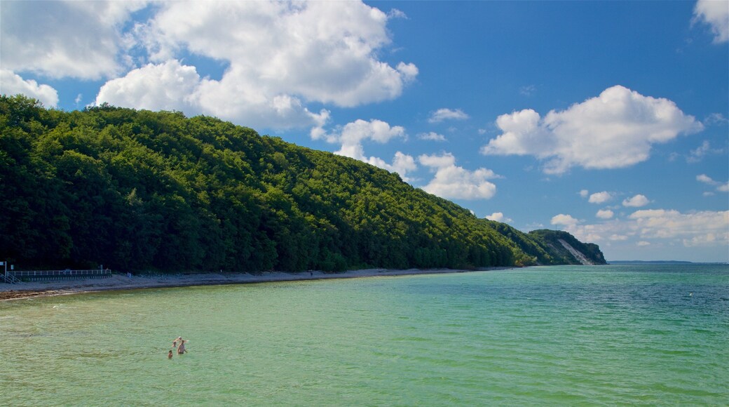 Embarcadero de Sellin mostrando escenas tropicales, natación y vistas generales de la costa