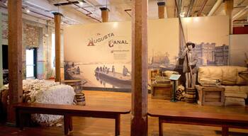 The Augusta Canal Interpretive Center at Enterprise Mill showing interior views