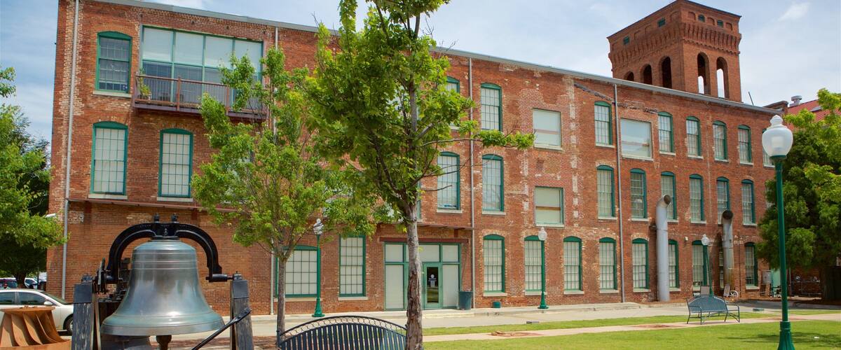 The Augusta Canal Interpretive Center at Enterprise Mill featuring heritage elements and a park
