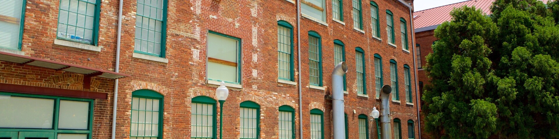 The Augusta Canal Interpretive Center at Enterprise Mill featuring heritage architecture
