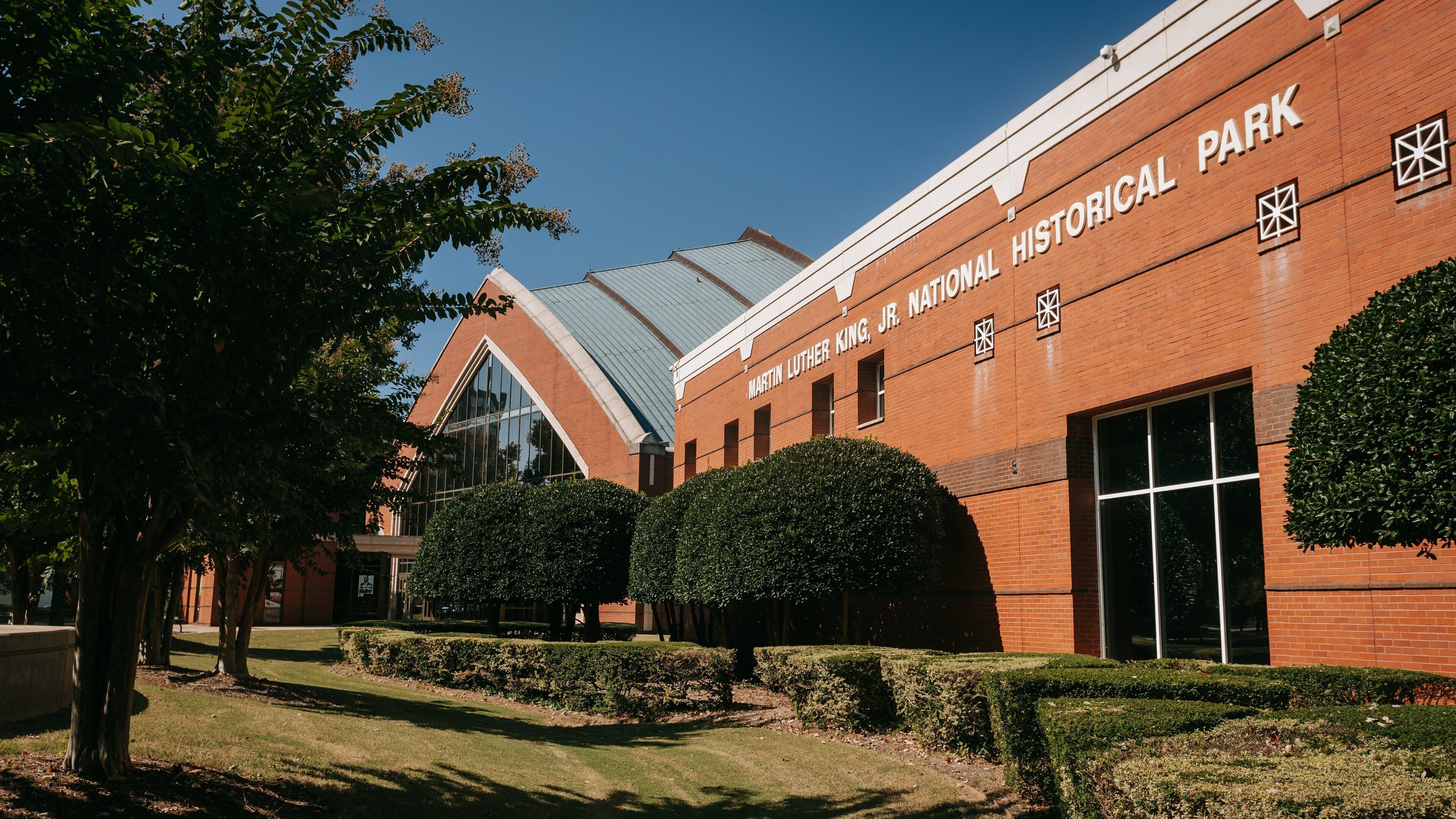 Martin Luther King Jr. National Historic Site which includes signage