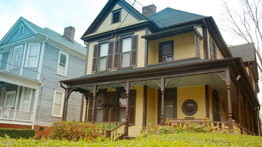 Exterior view of Martin Luther King Jr.'s birth home in Atlanta, Georgia.