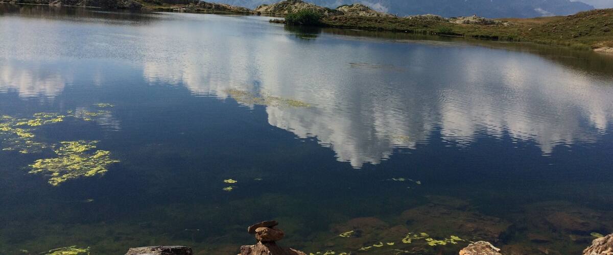 Beautiful landscape In alpes d huez