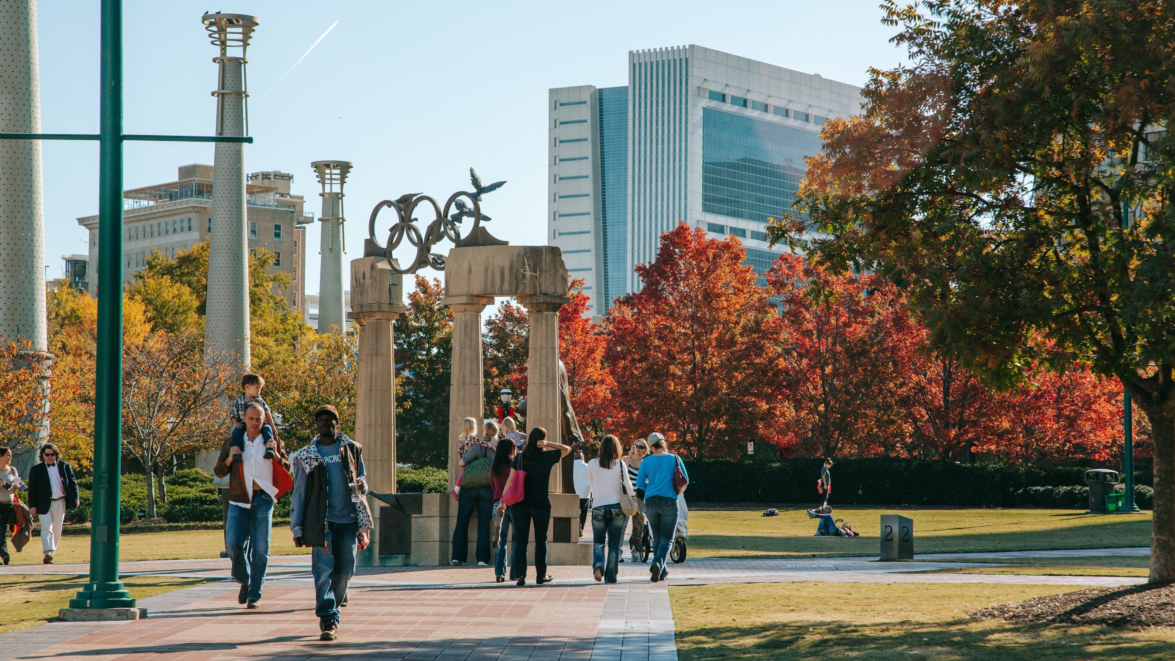 Centennial Olympic Park featuring a garden