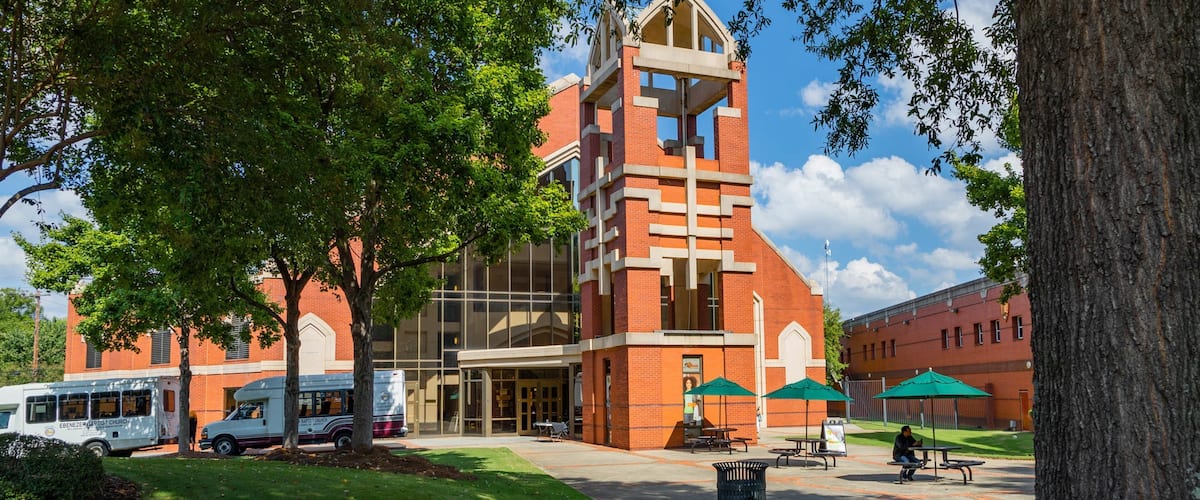 Ebenezer Baptist Church of Atlanta showing a church or cathedral
