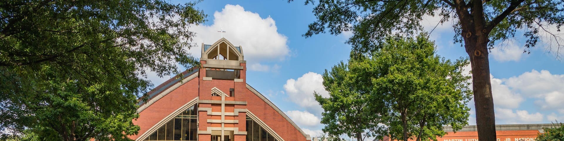 Ebenezer Baptist Church of Atlanta showing a church or cathedral