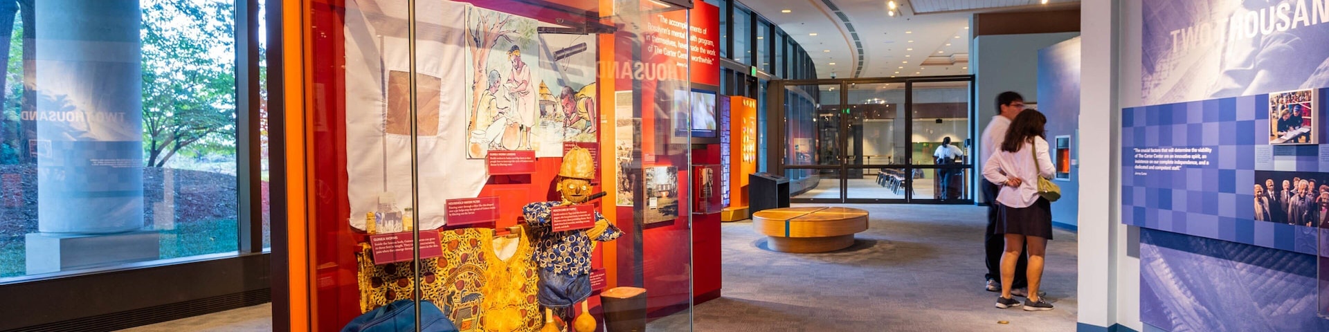 Jimmy Carter Library and Museum featuring interior views