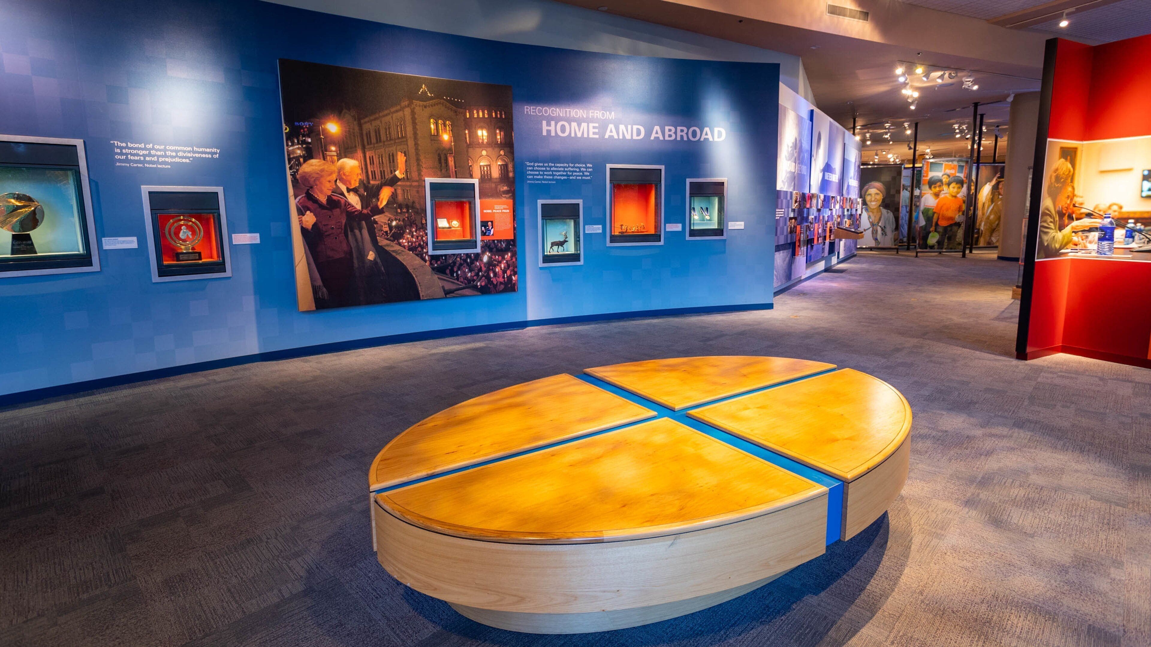 Jimmy Carter Library and Museum featuring interior views