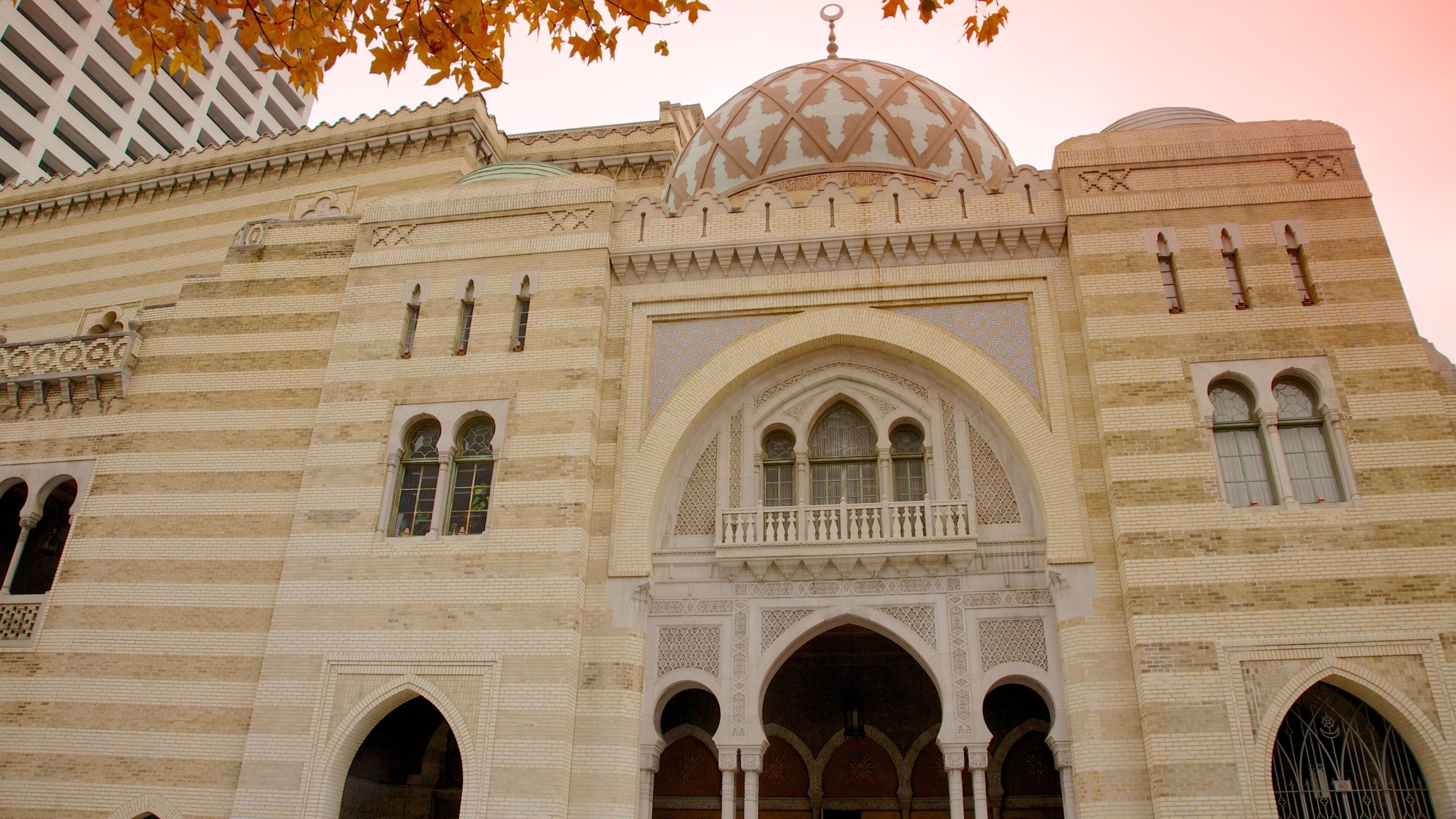 Fox Theatre which includes a city and theater scenes