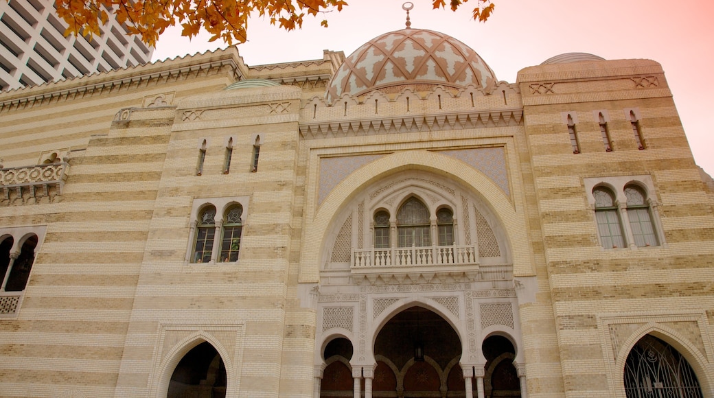 Fox Theatre which includes a city and theater scenes