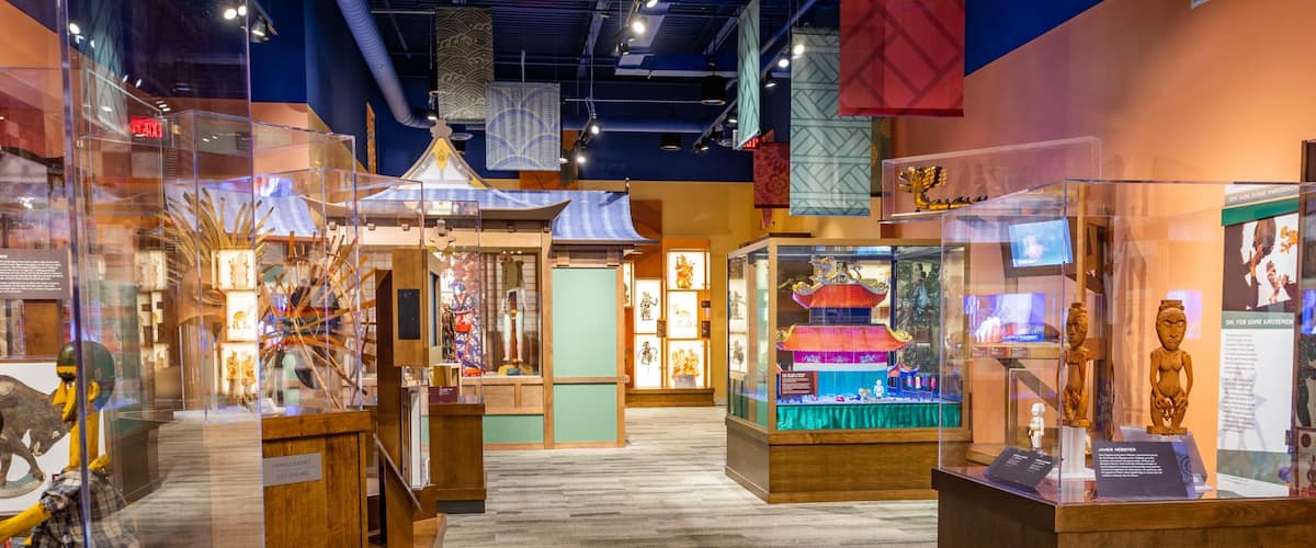 Center for Puppetry Arts showing interior views