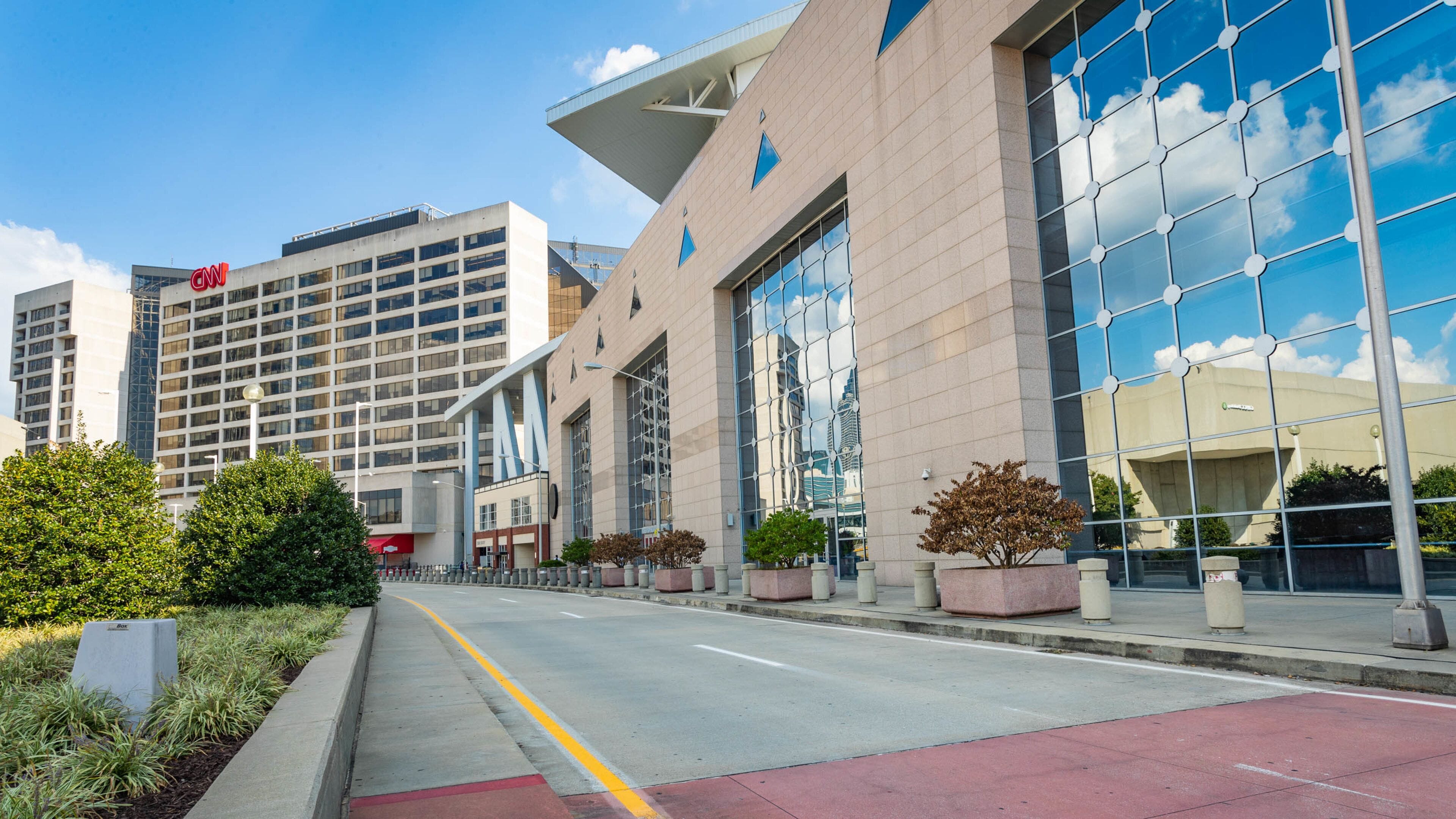 State Farm Arena which includes a city