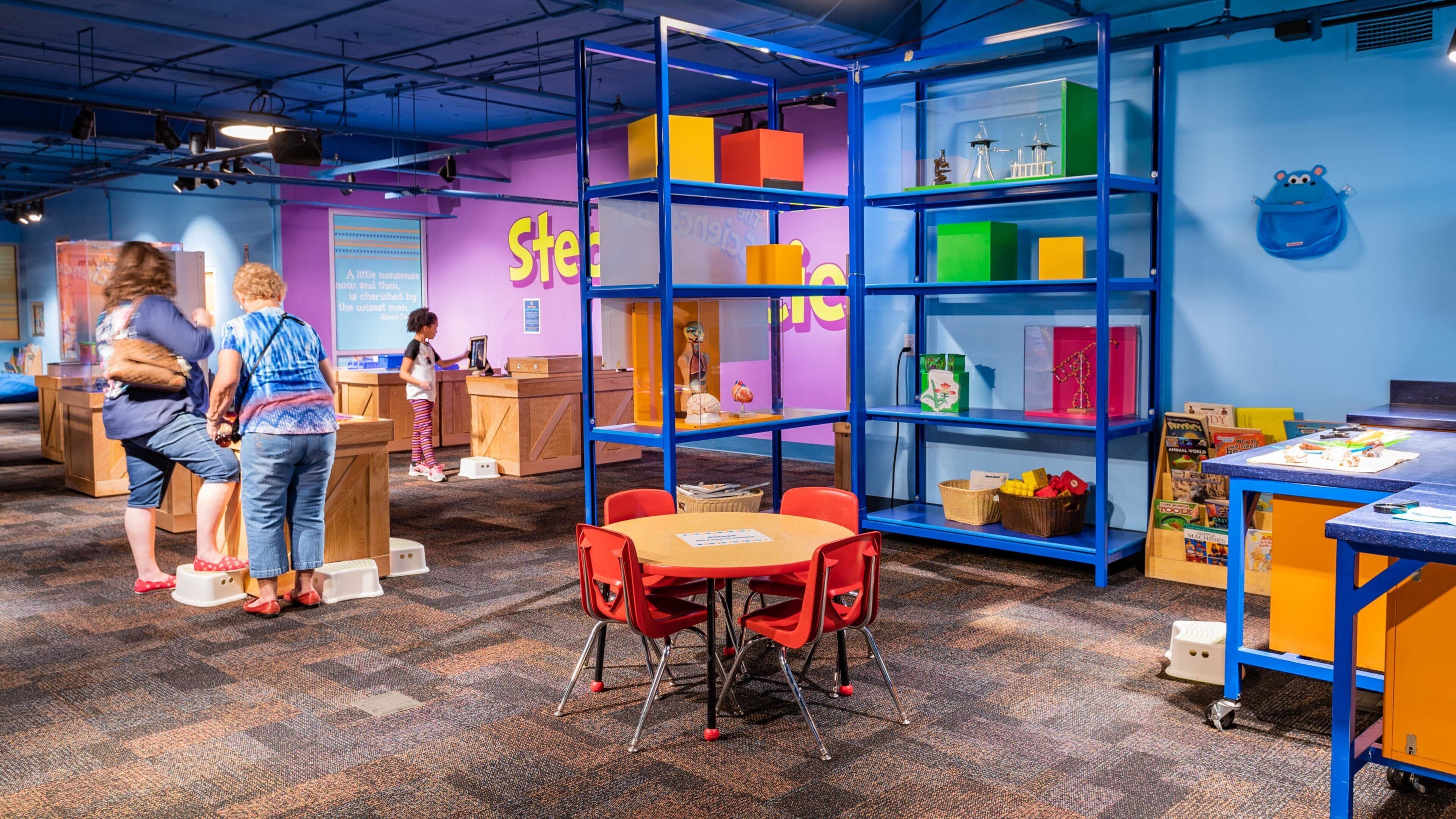 Children\'s Museum of Atlanta which includes interior views as well as a family