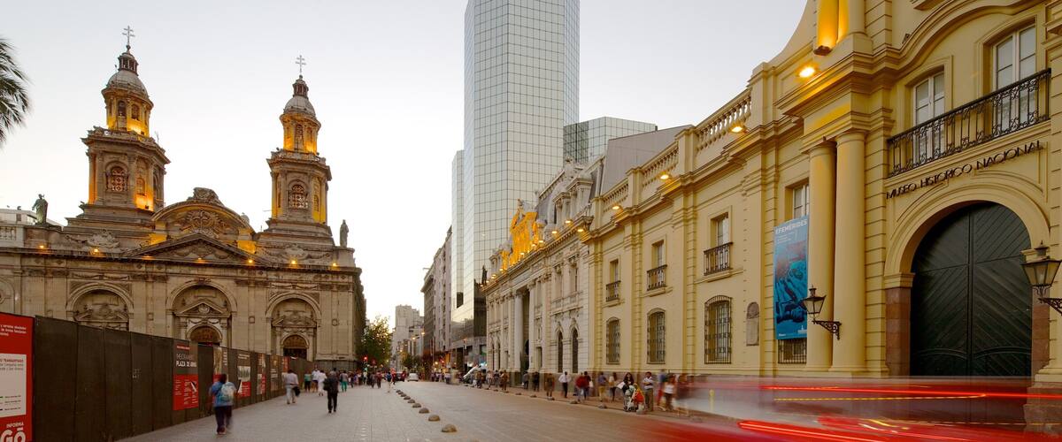 National History Museum showing a city and street scenes
