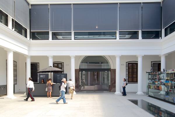 Chilenisches Museum für präkolumbische Kunst welches beinhaltet Kunst und Stadt